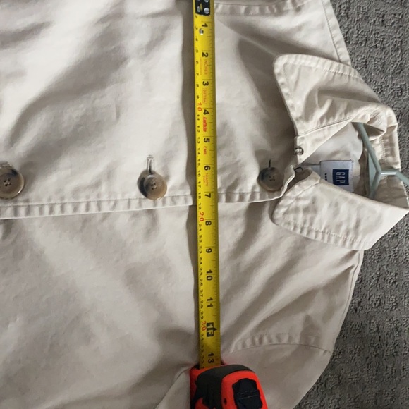 Gap stone coloured hip length coat - Picture 5 of 7